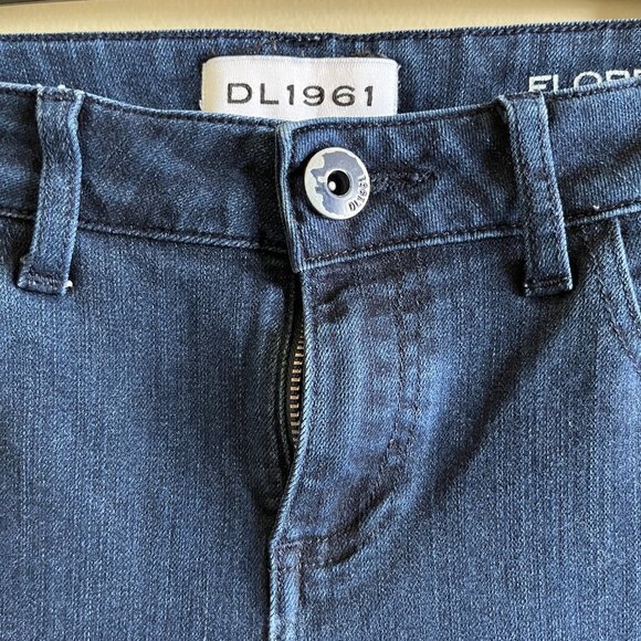 DL1961 FLORENCE SKINNY MID RISE INSTASCULPT CROP JEANS WOMENS SIZE 26 - Picture 2 of 10